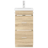 Bathroom Vanity with Sink Sonoma Oak 42 x 40 x 84.5 cm 890698