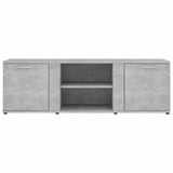TV Cabinet Concrete Grey 120x34x37 cm Engineered Wood 801165