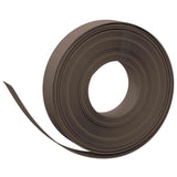 Garden Edging 25 m 10 cm PE Brown 42036847
