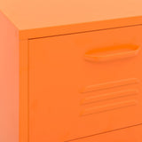 Storage Cabinet Orange Steel Medium Levelers Storage Cabinet 336183