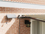 Retractable Awning Green and yellow 400 x 300 cm 3330708