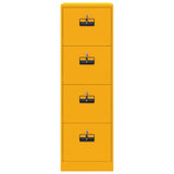 File Cabinet with Drawer 2 pcs Mustard Yellow 44 x 50 x 139 cm 3406157