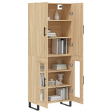 Highboard Sonoma Oak 69.5x34x180 cm Engineered Wood 3195758