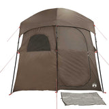 Shower Tent 2-Person Brown Waterproof 4009537