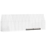 Chicken Cage 2 pcs Silver 600 x 100 x 210 cm Galvanised Steel 3394430