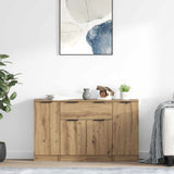 Sideboard 3 pcs Artisan Oak 120 x 30 x 70 cm Engineered Wood 3415938