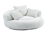 COOLMORE Lazy Sofa Durable Comfort Lounger High Back Bean Bag Chair Couch With Three Pillows for W2678P312242