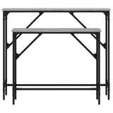 Console Tables 2 pcs Grey Sonoma Engineered Wood 834143