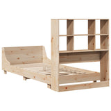Bed Frame without Mattress 100x200 cm Solid Wood Pine 3323695