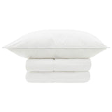 Duvet and Pillow Set 2 pcs 135x200 cm Summer 200 GSM Wool White 3441003