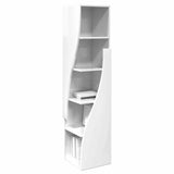 Corner Cabinet 32x32x140cm Engineered Wood High Gloss White 889879