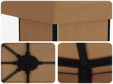 Garden Gazebo 6 x 3 m Beige Polyester and Steel 190 3376007