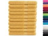Premium Towels "SOLUND" 10 pcs Gold 100x200 cm 600 gsm 137295