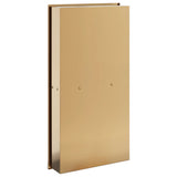 Shower Niche Brushed Gold 32x62x9 cm Stainless Steel 4005133