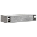 Wall-Mounted Side Table Concrete Grey 87.5 x 34.5 x 17 cm 899008