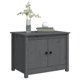 Coffee Table Grey 71x49x55 cm Solid Wood Pine 820928