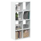 Room Divider Bookcase White 69.5x29x137.5 cm Engineered Wood 858021