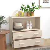 Sideboard HAMAR Honey Brown 85x35x80 cm Solid Wood Pine 340496
