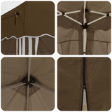 Pop-up Party Tent 575 x 288 x 245 cm Taupe 42019806