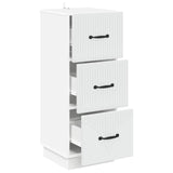 Drawer Cabinet White 33 x 34.5 x 87 cm Engineered Wood 895305