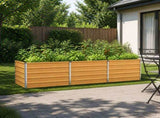 Raised Garden Bed Natural 240 x 80 x 55 cm cold-rolled steel 8006406