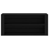 Shoe Bench Black Oak 100x35x45 cm Engineered Wood 862126