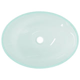 Basin Glass 50x37x14 cm Frosted 345243