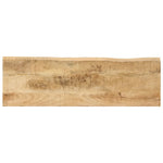 Console Table with Live Edge 105x33x76 cm Solid Wood Mango 372766