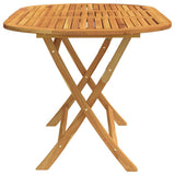 Folding Garden Table 160x85x75 cm Solid Eucalyptus Wood 312454