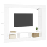 TV Cabinet White 152x22x113 cm Engineered Wood 833722