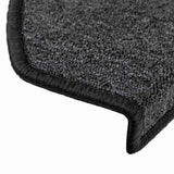 Stair Mats 30 pcs 65x24x4 cm Anthracite Half Round Large 3365749