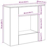 82 x 29 x 74 cm 899869
