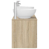 Bathroom Furniture Set 3 pcs Sonoma Oak 49.5 x 44.5 x 65 cm 3405901