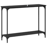 Console Table Black oak 101 x 30.5 x 75 cm Engineered wood 883518