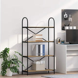 Bookshelf 4-Tier 80 x 30 x 146 cm Engineered wood Artisan Oak 879898