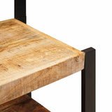 Valet Stand with Drawer Brown 40 x 40 x 90 cm Solid Mango Wood 4015985