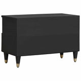 TV Cabinet with Drawer Black 70 x 33 x 46 cm Solid Mango Wood 4018809