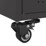 Coffee Table Black 68x50x43.5 cm Steel 846686