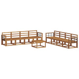 Outdoor Sofa Set 9 pcs Natural 3366192
