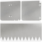 Lawn Edging 20 pcs 103 x 20 cm Steel Silver 8008384