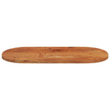 Table Top 120x60x2.5 cm Oval Solid Wood Acacia 370090
