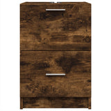 Sink Cabinet Smoked Oak 40x37x59 cm Engineered Wood 848105