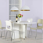 Ceiling Lamp 2 pcs Height-adjustable Semi-spherical White 241114
