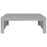 ZNTS Coffee Table Grey Sonoma 100x100x35 cm Engineered Wood 815997