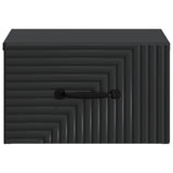 Wall-Mounted Bedside Cabinet 2 pcs Black 34.5 x 33 x 20 cm 898598