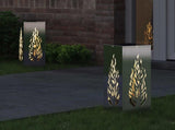 Solar LED Pathway Light 2 pcs Warm White 18 x 18 x 50 cm 879797