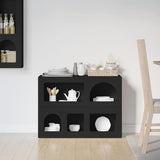 Sideboard Black 80.5 x 35 x 59 cm Engineered Wood 891325