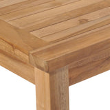 Garden Dining Set Natural Teak Smooth sanded teak hardwood Standard 3157154