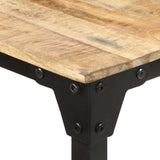 Dining Table 160x80x76 cm Rough Mango Wood 321974