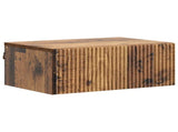 Wall-Mounted Bedside Cabinet 2 pcs Old Wood 49 x 34.5 x 20 cm 898462